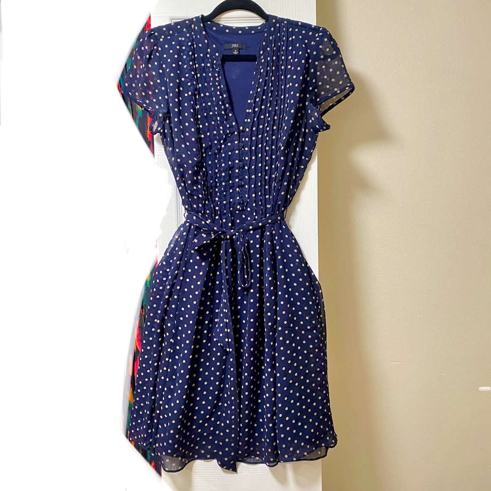 Fit & Flare Tie Waist Dress